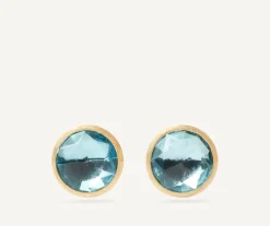 Marco Bicego Earrings|Blue Topaz Stud Earrings, Large