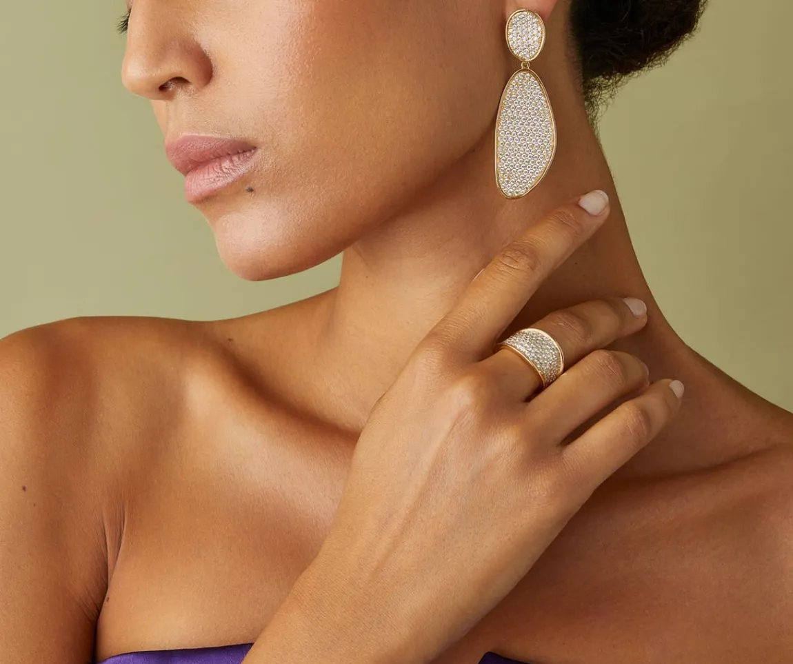 Marco Bicego Earrings|Convertible Gold Chandelier Earrings With Diamonds