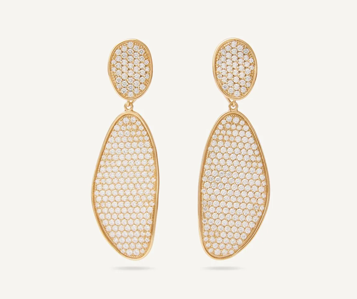 Marco Bicego Earrings|Convertible Gold Chandelier Earrings With Diamonds