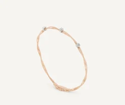 Marco Bicego Bracelets|Diamond Rose Gold Bracelet