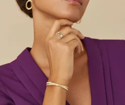 Marco Bicego Rings|Double Band Diamond Pave Ring