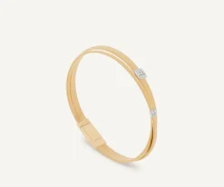 Marco Bicego Bracelets|Double Strand Diamond Pave Bracelet