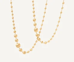 Marco Bicego Necklaces|Faded 18Kt Yellow Gold Double-Strand Necklace