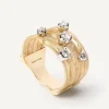 Marco Bicego Rings|Five Wire Ring With Diamonds, Couture Model