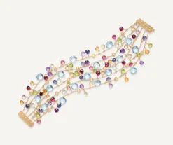 Marco Bicego Bracelets|Five-Strand Bracelet With Multicoloured Gemstones