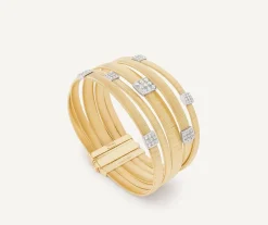 Marco Bicego Bracelets|Five-Strand Diamond Pave Bracelet
