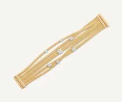 Marco Bicego Bracelets|Five-Strand Diamond Pave Bracelet