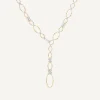 Marco Bicego Necklaces|Floral Diamond Pave Lariat Necklace