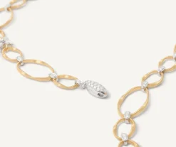 Marco Bicego Necklaces|Floral Diamond Pave Lariat Necklace