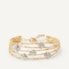 Marco Bicego Bracelets|Floral Diamond Pave Multi-Strand Bangle