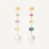 Marco Bicego Earrings|Gemstone And Pearl Drop Earrings