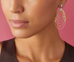 Marco Bicego Earrings|Gold And Diamond Chandelier Earrings, Large