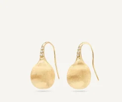 Marco Bicego Earrings|Gold And Diamond Drop Earrings