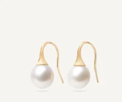 Marco Bicego Earrings|Gold And Pearl Drop Earrings
