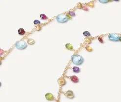 Marco Bicego Necklaces|Gold Chain Necklace With Multicoloured Gemstones