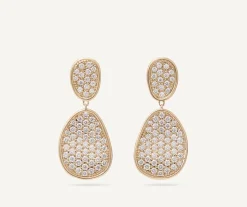 Marco Bicego Earrings|Gold Chandelier Earrings With Diamonds