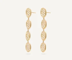 Marco Bicego Earrings|Gold Chandelier Earrings With Diamonds