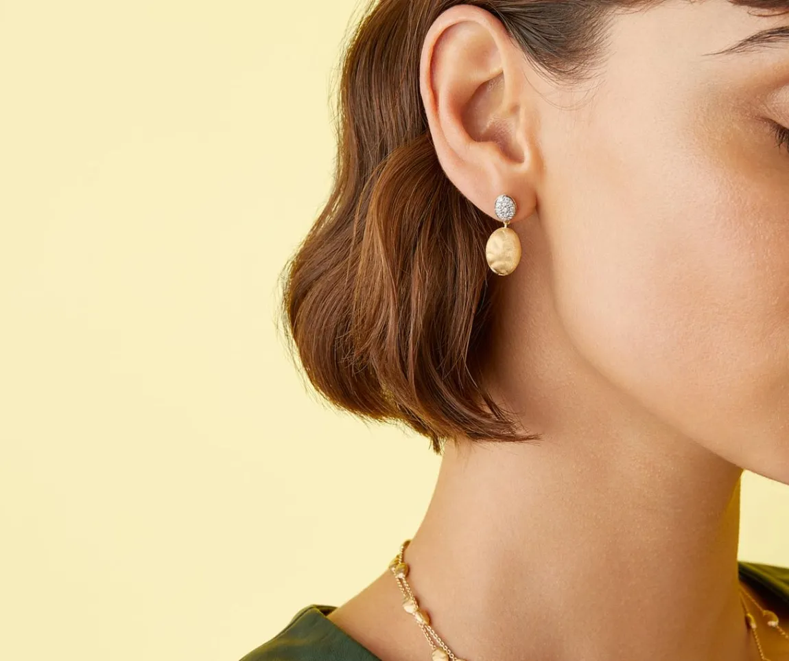 Marco Bicego Earrings|Gold Earrings With Diamonds
