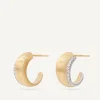 Marco Bicego Earrings|Gold Hoop Earrings With Diamonds, Mini