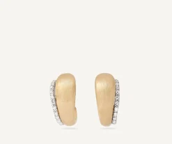 Marco Bicego Earrings|Gold Hoop Earrings With Diamonds, Mini