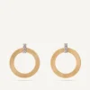 Marco Bicego Earrings|Gold Stud Earrings With Diamonds