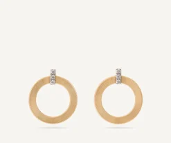 Marco Bicego Earrings|Gold Stud Earrings With Diamonds
