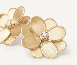 Marco Bicego Earrings|Gold Stud Earrings With Diamonds