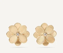 Marco Bicego Earrings|Gold Stud Earrings With Diamonds