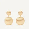 Marco Bicego Earrings|Gold Two-Bead Drop Earrings
