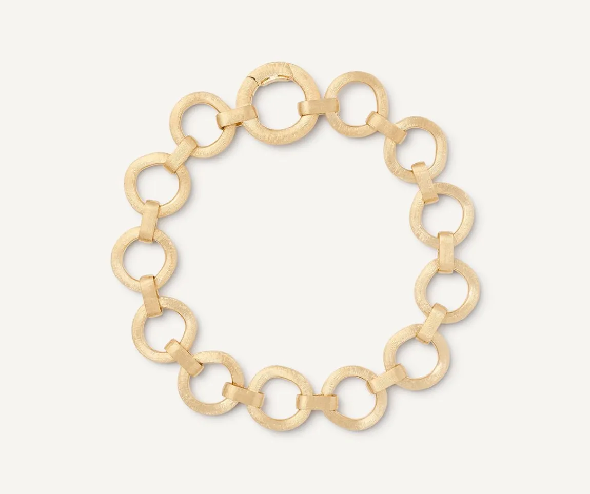 Marco Bicego Bracelets|18Kt Yellow Gold Flat Link Bracelet