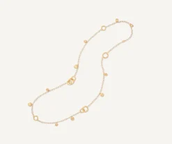 Marco Bicego Necklaces|18Kt Yellow Gold Long Necklace With Charms