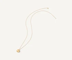 Marco Bicego Necklaces|18Kt Yellow Gold Necklace With Diamond Pendant