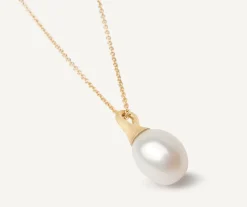 Marco Bicego Necklaces|18Kt Yellow Gold Pendant With Pearl