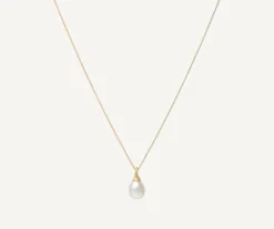 Marco Bicego Necklaces|18Kt Yellow Gold Pendant With Pearl