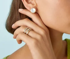 Marco Bicego Earrings|Mother-Of-Pearl Stud Earrings, Large