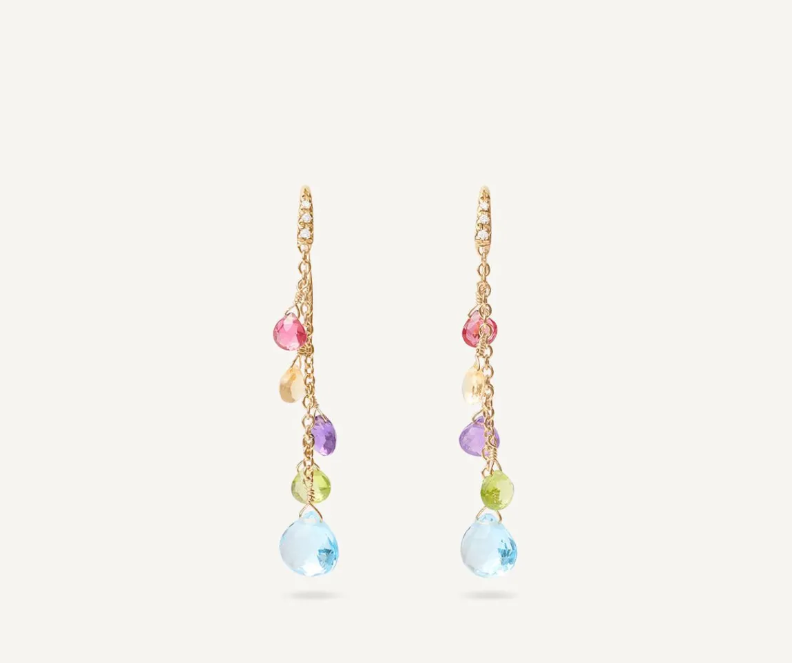 Marco Bicego Earrings|Multicoloured Diamond-Studded Earrings