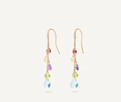 Marco Bicego Earrings|Multicoloured Diamond-Studded Earrings