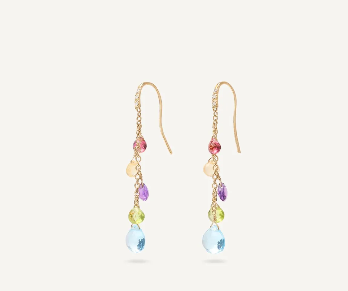 Marco Bicego Earrings|Multicoloured Diamond-Studded Earrings