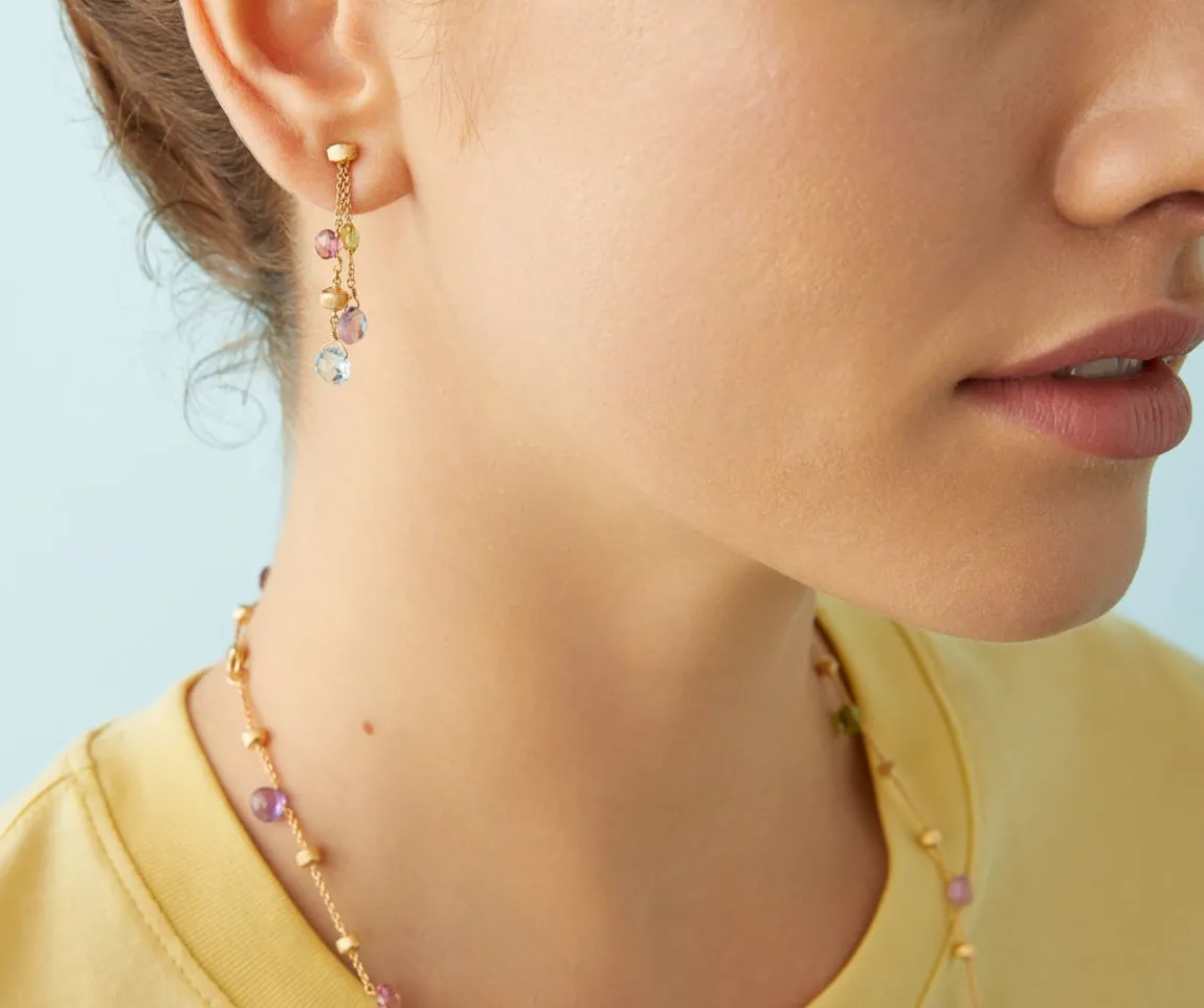 Marco Bicego Earrings|Multi-Strand Gold Earrings