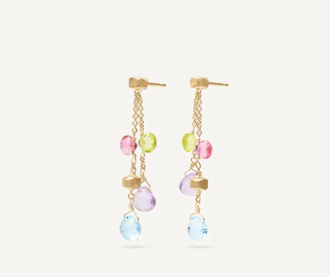 Marco Bicego Earrings|Multi-Strand Gold Earrings