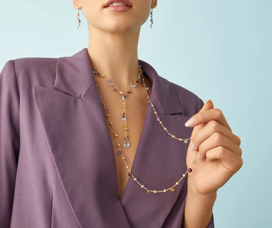 Marco Bicego Necklaces|Necklace With Multicoloured Gemstones