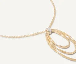 Marco Bicego Necklaces|Pendant Necklace With Diamond Elements