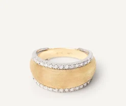 Marco Bicego Rings|Ring With Diamond-Studded Plaque