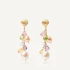 Marco Bicego Earrings|Short Gold Drop Earrings With Pearls And Gemstones