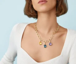 Marco Bicego Pendants|Stackable London Blue Topaz Pendant, Small