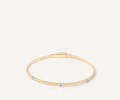 Marco Bicego Bracelets|Triple Diamond Pave Slim Bracelet