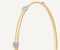 Marco Bicego Bracelets|Triple Diamond Pave Slim Bracelet