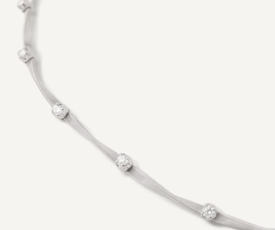 Marco Bicego Necklaces|White Gold Diamond Necklace