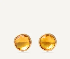 Marco Bicego Earrings|Yellow Quartz Stud Earrings, Large