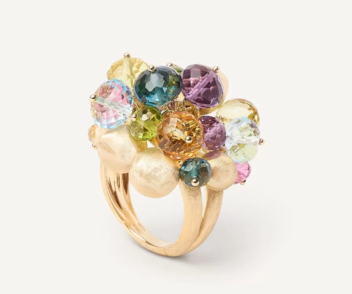 Marco Bicego 18Kt Yellow Gold Mixed Gemstone Cocktail Ring, Large | Rings